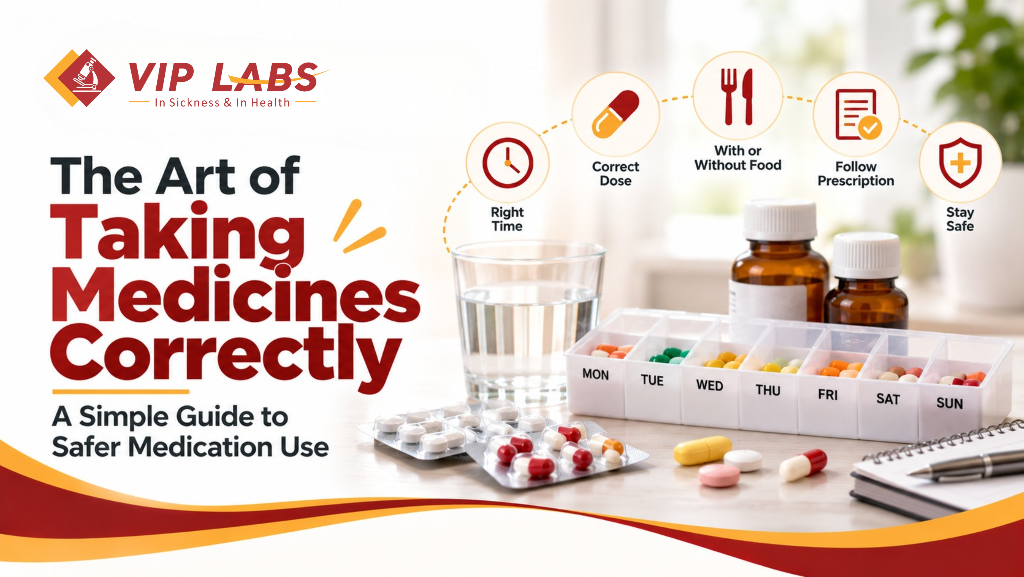 Art of taking Medicines Correctly